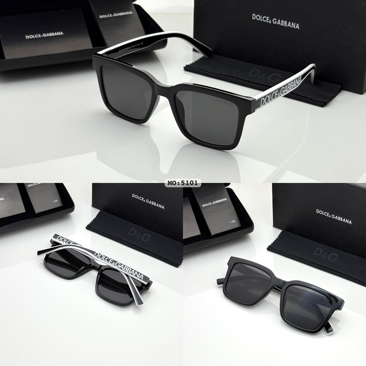 D & G 5101 BLACK SUNGLASSES