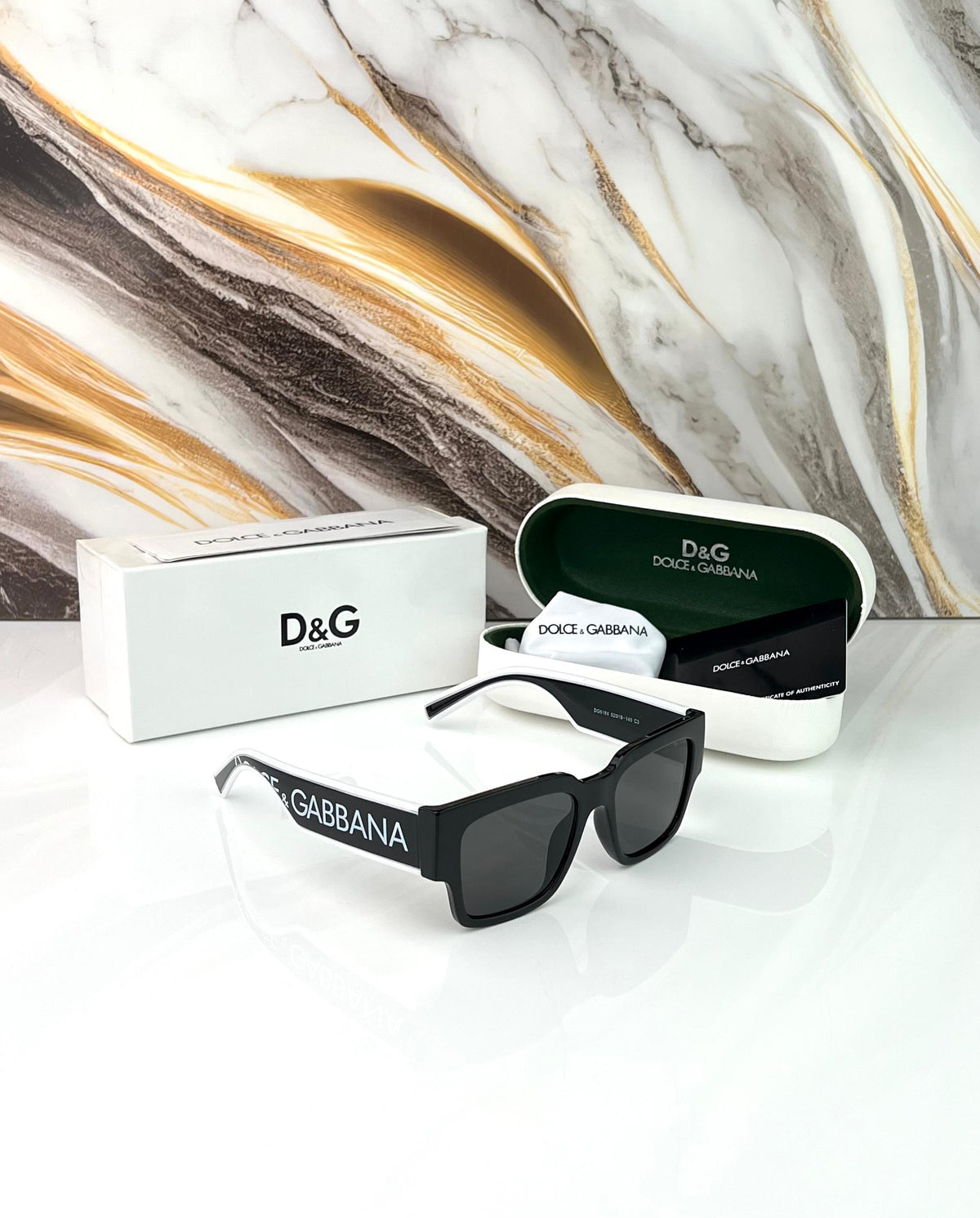 D&G 6184 BLACK SUNGLASSES