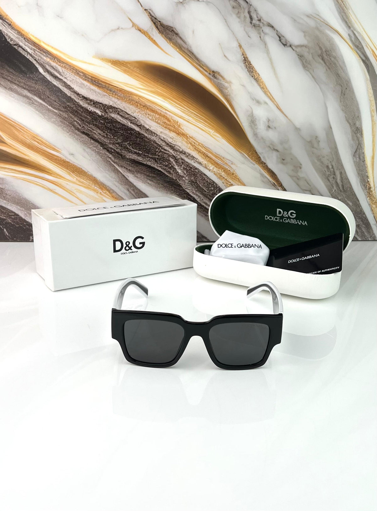 D&G 6184 BLACK SUNGLASSES