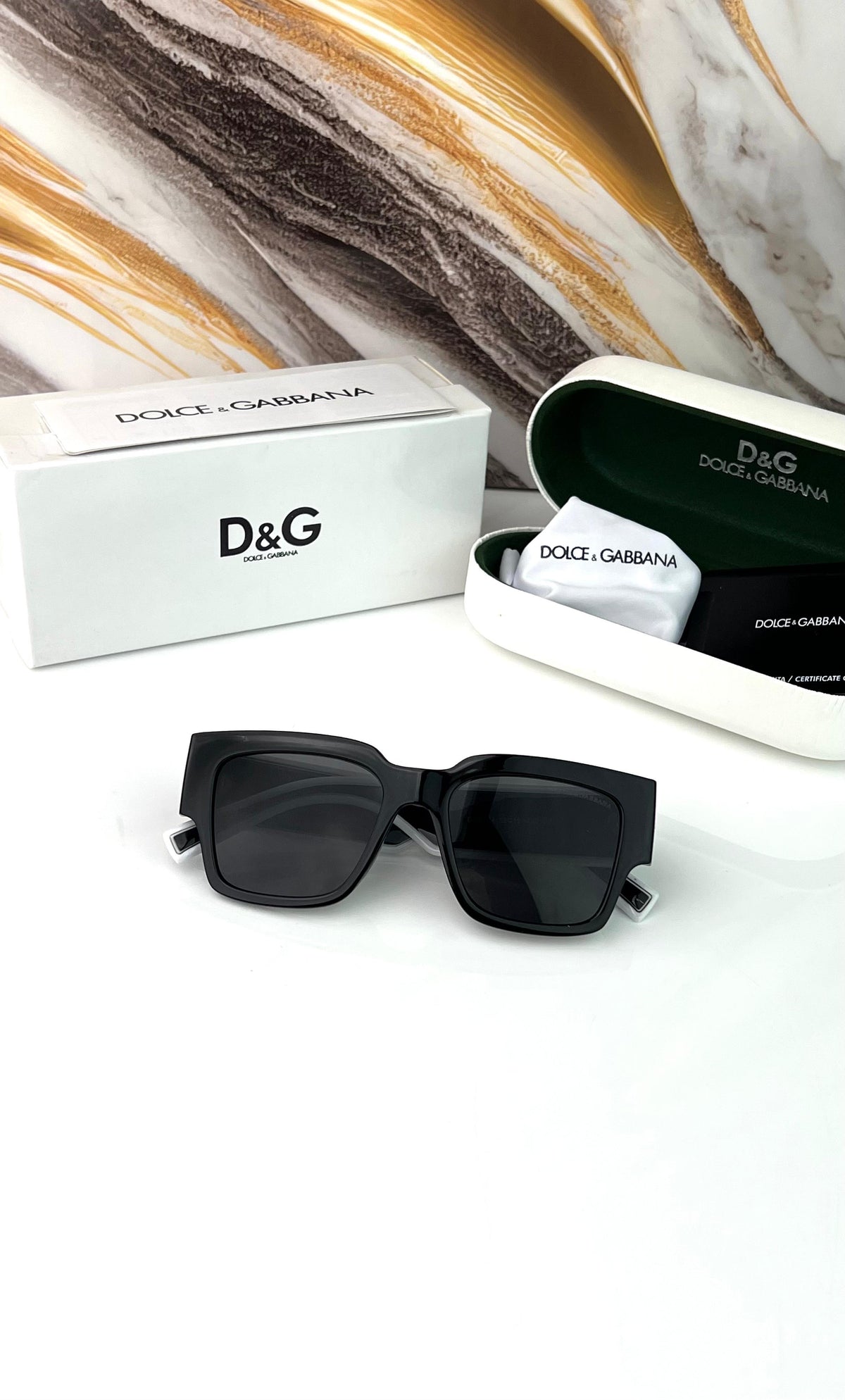D&G 6184 BLACK SUNGLASSES