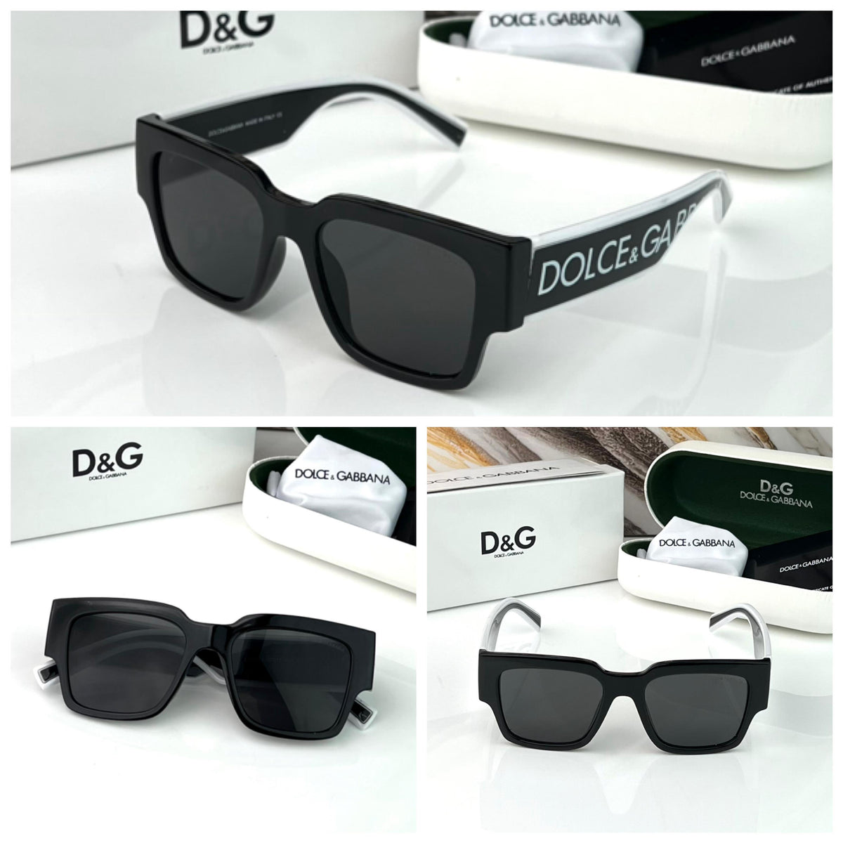 D&G 6184 BLACK SUNGLASSES